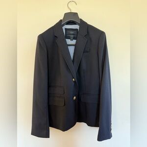 J. Crew Wool Schoolboy blazer in black sz 4